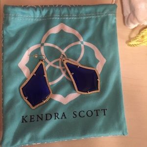 Blue Kendra Scott earrings